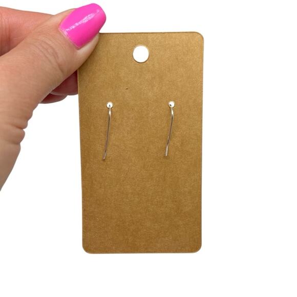 Green Matrix Turquoise Earrings Solid 925 Sterling Silver Dangle Drop Western - Picture 4 of 5